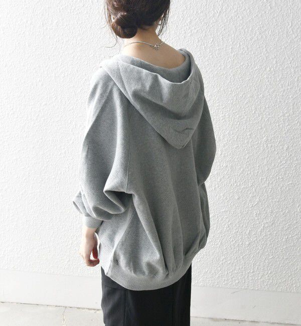 SHIPS any「《一部追加予約》SHIPS any:〈洗濯機可能〉USAコットン 裏起毛 ジップ スウェット パーカー」|パーカー|