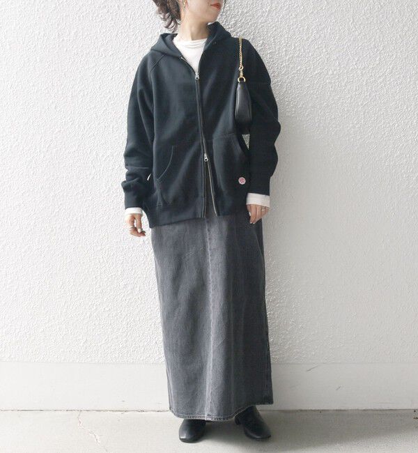 SHIPS any「《一部追加予約》SHIPS any:〈洗濯機可能〉USAコットン 裏起毛 ジップ スウェット パーカー」|パーカー|