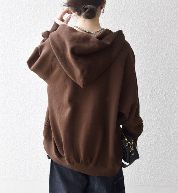 SHIPS any「《一部追加予約》SHIPS any:〈洗濯機可能〉USAコットン 裏起毛 ジップ スウェット パーカー」|パーカー|