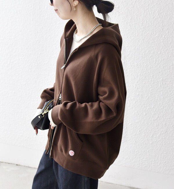 SHIPS any「《一部追加予約》SHIPS any:〈洗濯機可能〉USAコットン 裏起毛 ジップ スウェット パーカー」|パーカー|