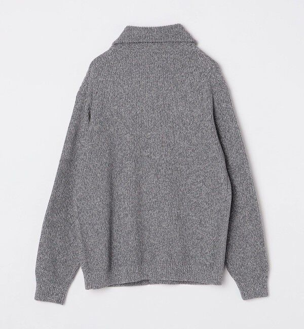 SHIPS「SHIPS:〈手洗い可能〉ウール コットン アラン ショールカラー カーディガン」|カーディガン|