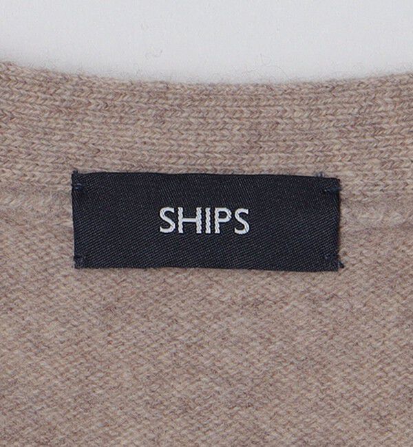 SHIPS「SHIPS:〈手洗い可能〉ソフト ウール Vネック ニット カーディガン（アンサンブル対応）」|カーディガン|