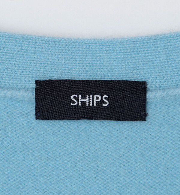 SHIPS「SHIPS:〈手洗い可能〉ソフト ウール Vネック ニット カーディガン（アンサンブル対応）」|カーディガン|