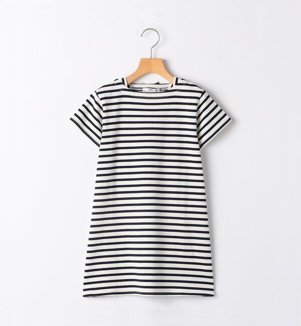 SHIPS KIDS「SHIPS KIDS:80～90cm / ボーダー ワンピース」|ワンピース|ホワイト系