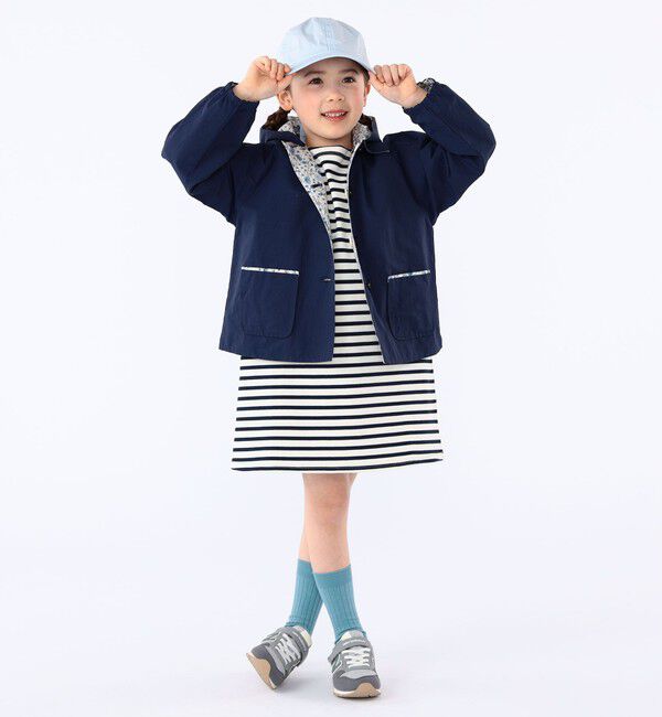 SHIPS KIDS「SHIPS KIDS:100～130cm / ボーダー ワンピース」|ワンピース|