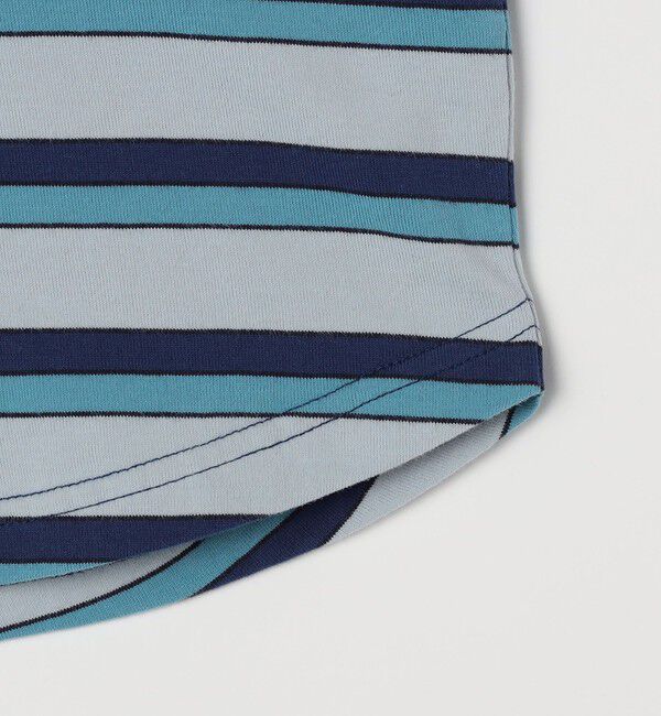 SHIPS any「FRUIT OF THE LOOM: 刺繍 ロゴ カラー ボーダー ワンピース<KIDS>」|ワンピース|