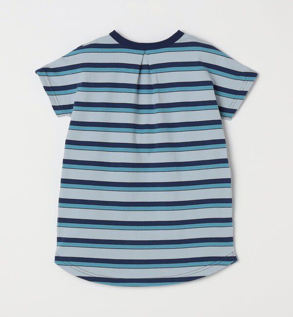 SHIPS any「FRUIT OF THE LOOM: 刺繍 ロゴ カラー ボーダー ワンピース<KIDS>」|ワンピース|