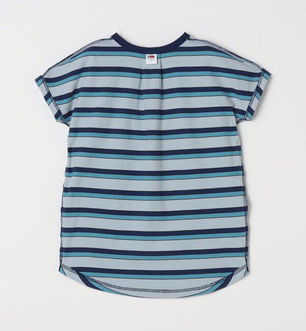 SHIPS any「FRUIT OF THE LOOM: 刺繍 ロゴ カラー ボーダー ワンピース<KIDS>」|ワンピース|