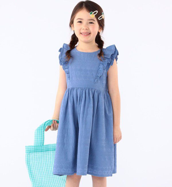 SHIPS KIDS「SHIPS KIDS:100～130cm /エンブロイダリー ワンピース」|ワンピース|