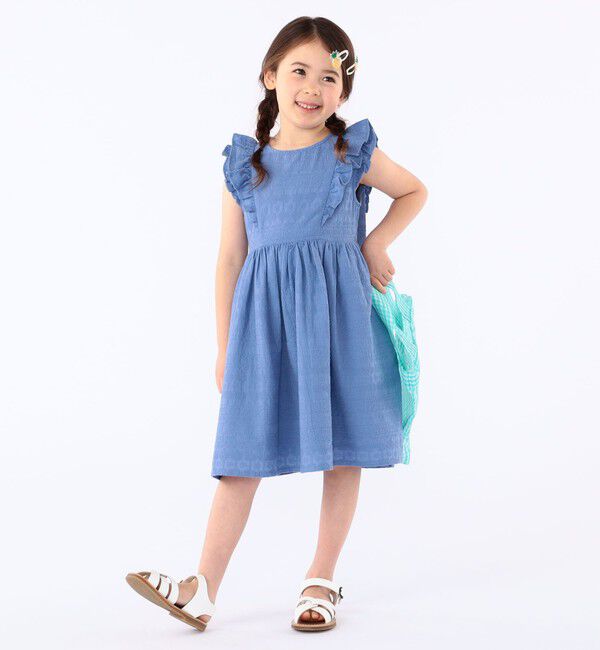 SHIPS KIDS「SHIPS KIDS:100～130cm /エンブロイダリー ワンピース」|ワンピース|