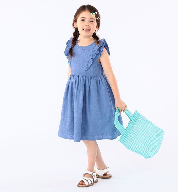 SHIPS KIDS「SHIPS KIDS:100～130cm /エンブロイダリー ワンピース」|ワンピース|