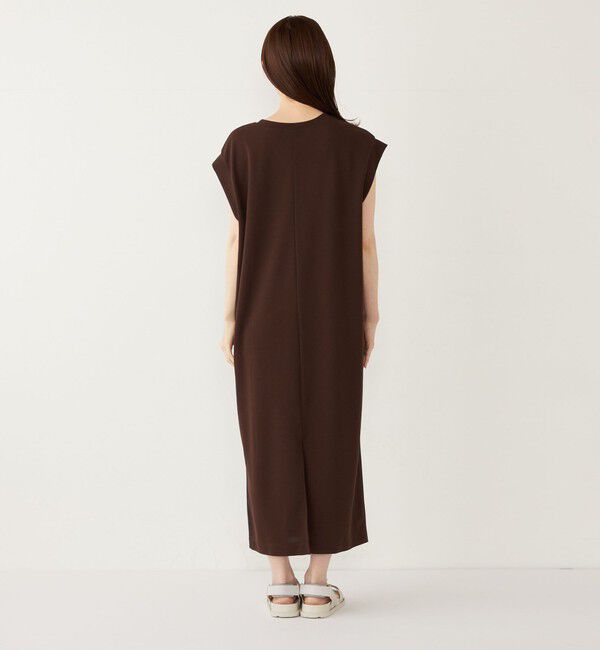 SHIPS Colors 「SHIPS Colors:〈手洗い可能〉カットジョーゼット サイドライン ワンピース」|ワンピース|