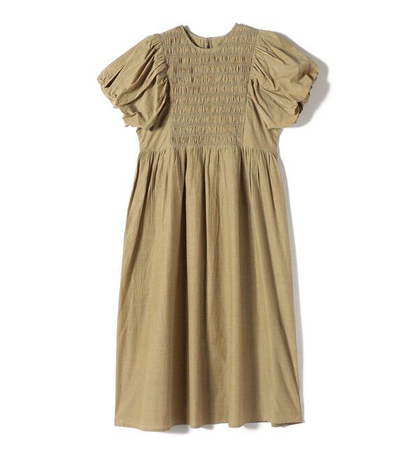 SHIPS Colors 「SHIPS Colors:〈手洗い可能〉キュプラコットン シャーリング ワンピース」|ワンピース|イエロー系