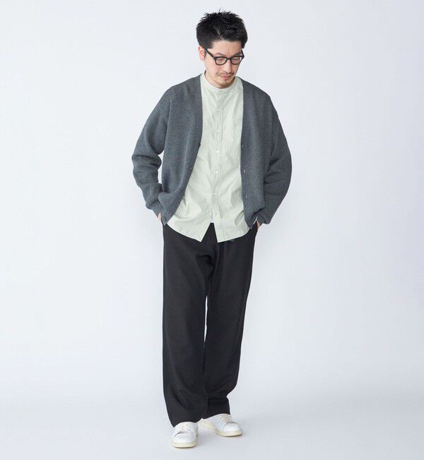 SHIPS「SHIPS: 奥山メリヤス Vネック カーディガン」|カーディガン|