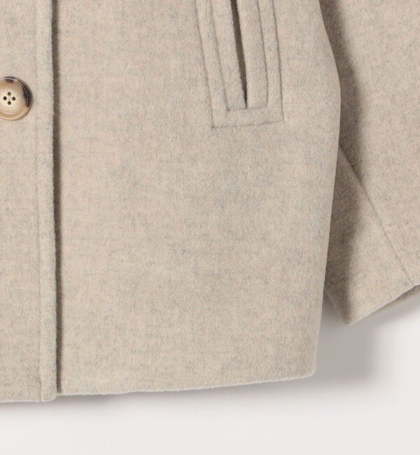 SHIPS any カシミヤ ミックス テーラード ショート Pコート SHIPS any: カシミヤ ミックス テーラード ショート Pコート｜ SHIPS