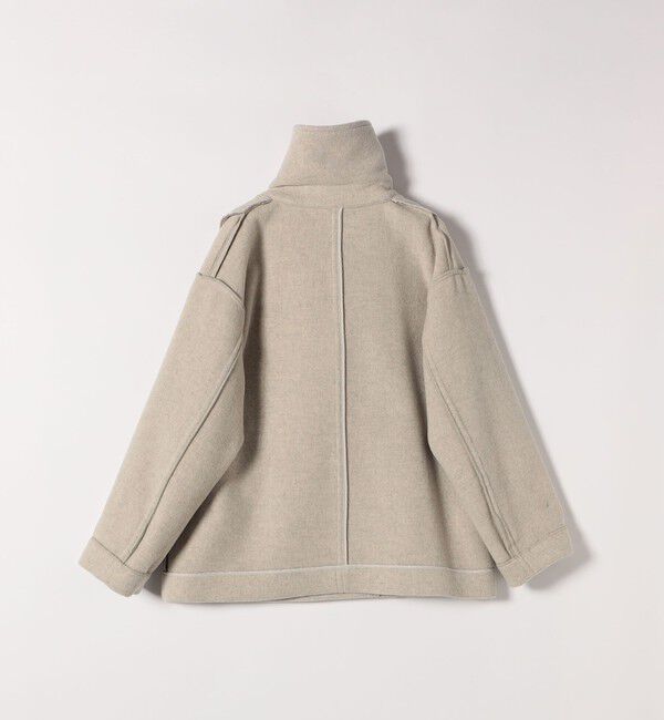 SHIPS any カシミヤ ミックス テーラード ショート Pコート SHIPS any: カシミヤ ミックス テーラード ショート Pコート｜シップス