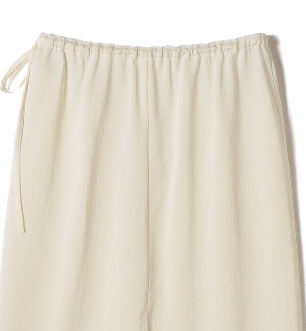 SHIPS for women「《予約》〈洗濯機可能〉ダル サテン 裾 レース スカート」|スカート|