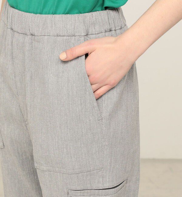 GALERIE VIE「コットンリネンストレッチ カーゴパンツ」|その他|
