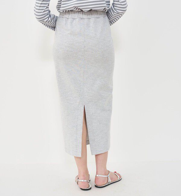 GALERIE VIE「ライトスラブジャージー Iラインロングスカート」|タイト|