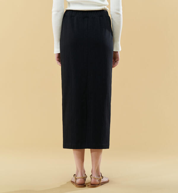 GALERIE VIE「ライトスラブジャージー Iラインロングスカート」|タイト|