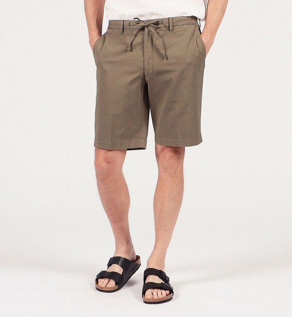 TOMORROWLAND MENS「スーピマコットンチノ イージーショーツ」|チノ|