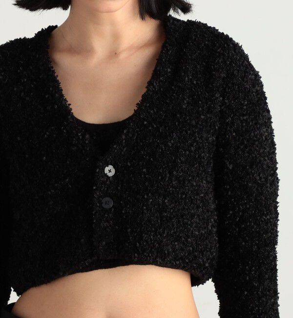 Edition「ニットツイードカーディガン」|カーディガン|