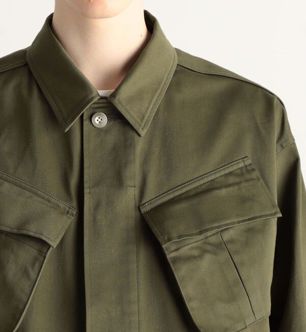 Edition「ヴィンテージバックサテン サファリジャケット」|ブルゾン・スタジャン|