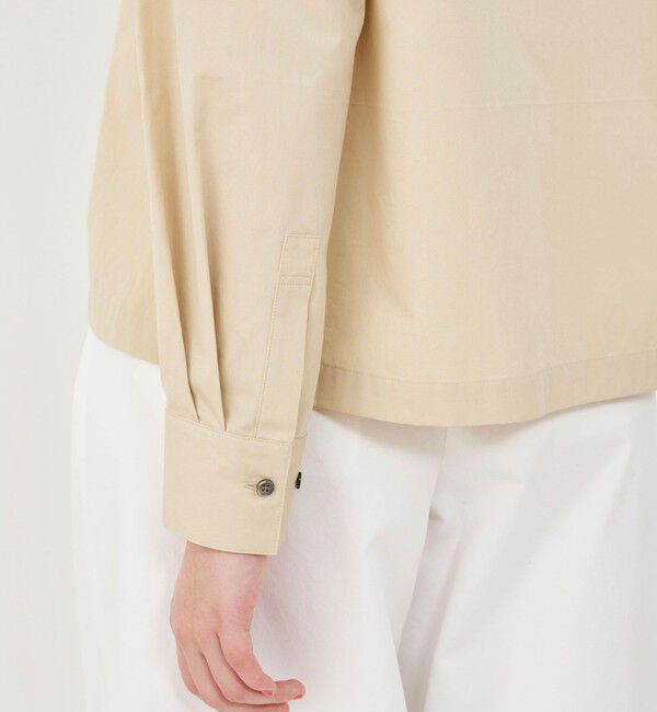 GALERIE VIE「コットンブロード シャツジャケット」|テーラードジャケット|