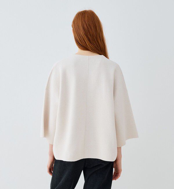 GALERIE VIE「ミラノリブ ノーカラージャケット」|ノーカラージャケット|
