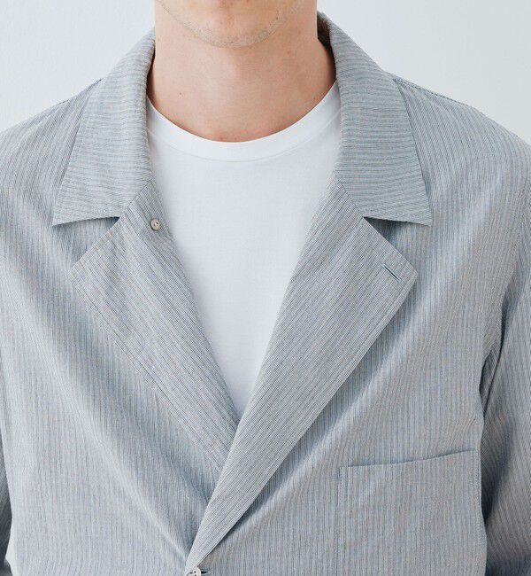 GALERIE VIE「コットン シャツジャケット」|テーラードジャケット|
