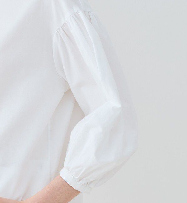 GALERIE VIE「プレミアムオックス スリーブタックブラウス」|シャツ・ブラウス|