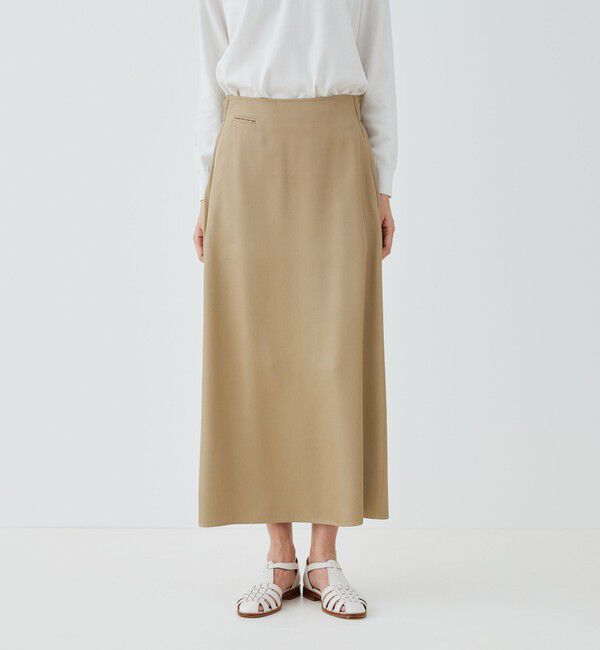 GALERIE VIE「シルキートリコチン Aラインスカート」|スカート|