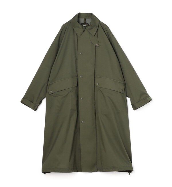 TOMORROWLAND BUYING WEAR「【別注】HYKE&times;Edition RIDING COAT」|ミリタリー・モッズコート|57 カーキ