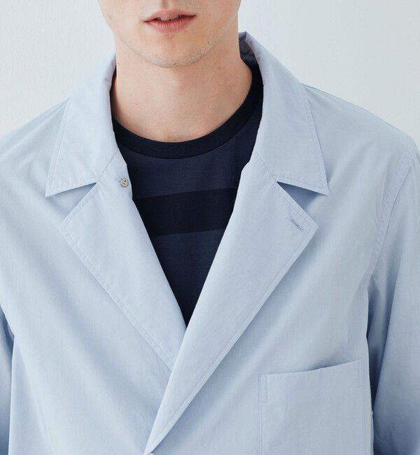 GALERIE VIE「コットンブロード セミダブルジャケット」|テーラードジャケット|