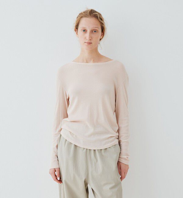GALERIE VIE「ガーゼジャージー ロングスリーブプルオーバー」|Tシャツ・カットソー|