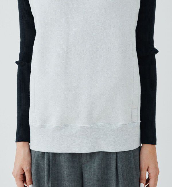 GALERIE VIE「ラメウラケ クルーネックベスト」|スウェット・ジャージ|