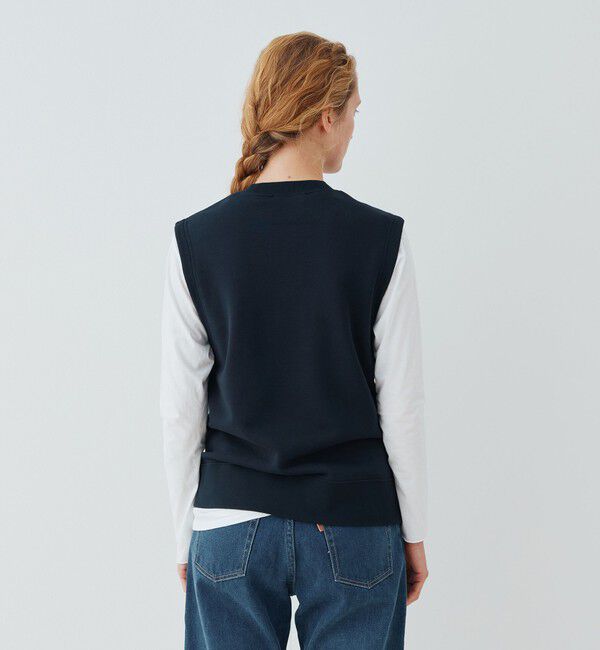 GALERIE VIE「スビンウラケ クルーネックベスト」|スウェット・ジャージ|