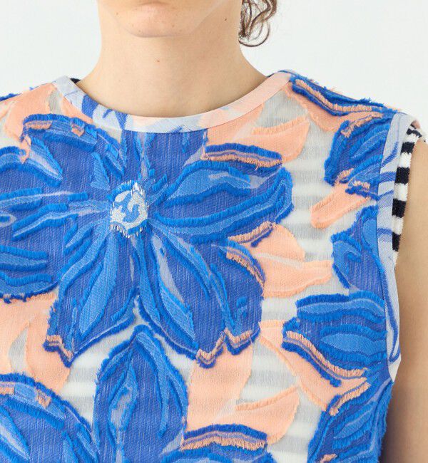 TOMORROWLAND collection「プルメリアジャカード フロンタブルトップス」|シャツ・ブラウス|