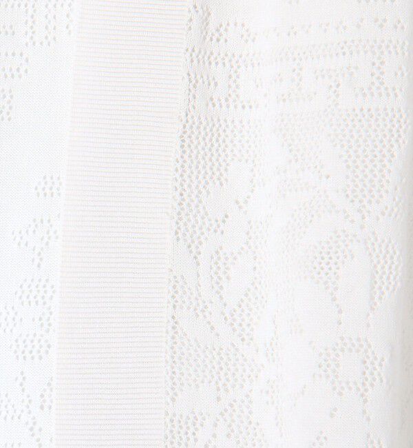 GALERIE VIE「 メッシュワーク Vネックカーディガン」|カーディガン|