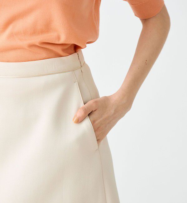 Ballsey「リップルダンボール トラペーズスカート」|台形|