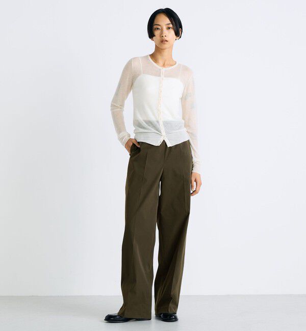 Edition「ストレッチベンタイル ウエストギャザーパンツ」|その他|