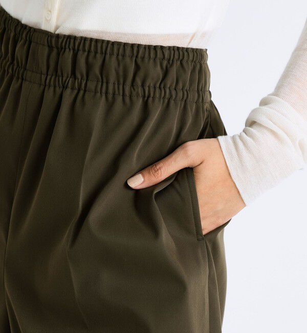 Edition「ストレッチベンタイル ウエストギャザーパンツ」|その他|