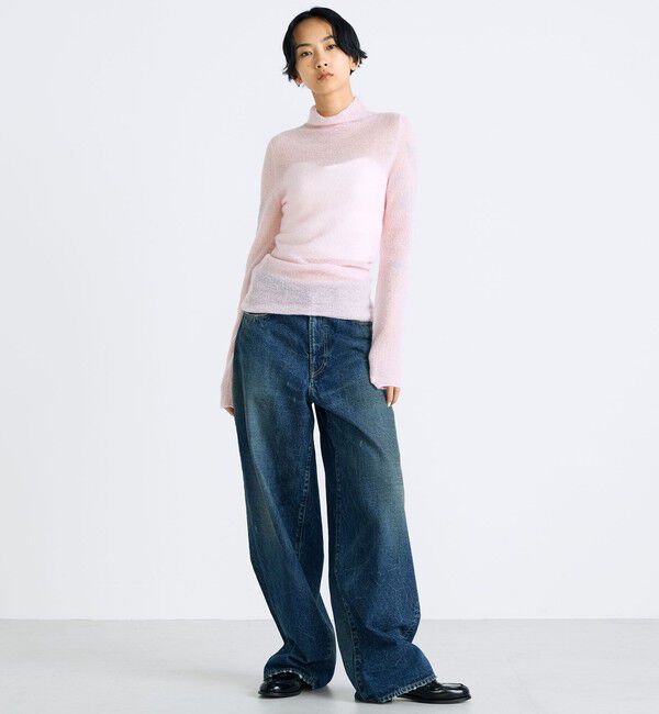 Edition「モヘアシアー ハイネックネックニット」|ニット・セーター|