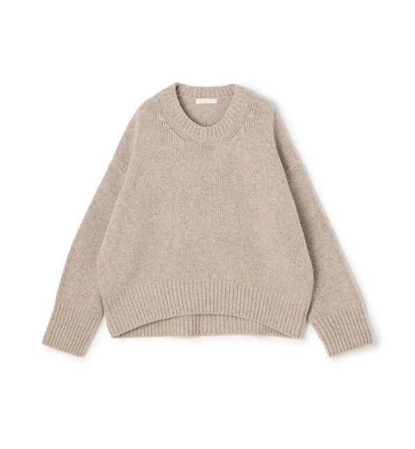 ギャルリーヴィー 今季 25AWファインウール クルーネックプルオーバー グレー ファインウール クルーネックプルオーバー | GALERIE VIE (Women