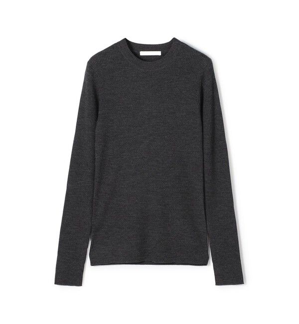 新品未着用品GALERIEVIE プルミエールウールリブクルーネックプルオーバー プルミエールウールリブ クルーネックプルオーバー（GALERIE VIE