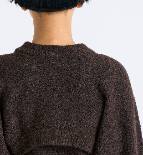 Edition「ウールブークレー クロップドニット」|ニット・セーター|