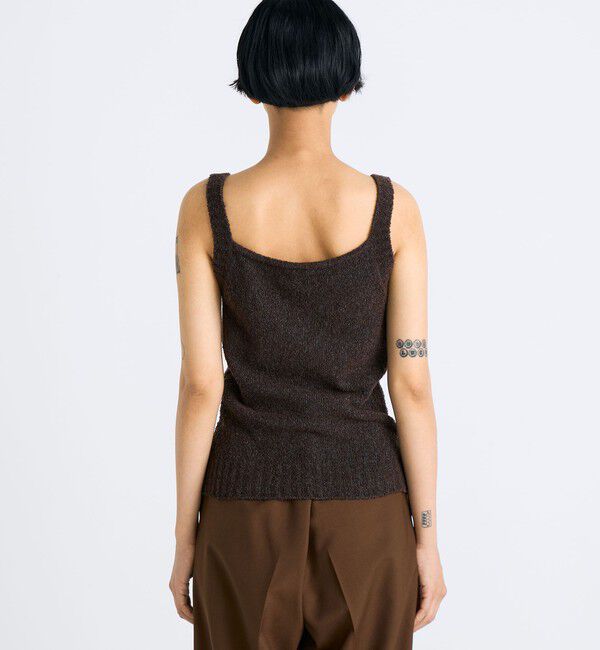 Edition「ウールブークレー ニット キャミソール」|ニット・セーター|