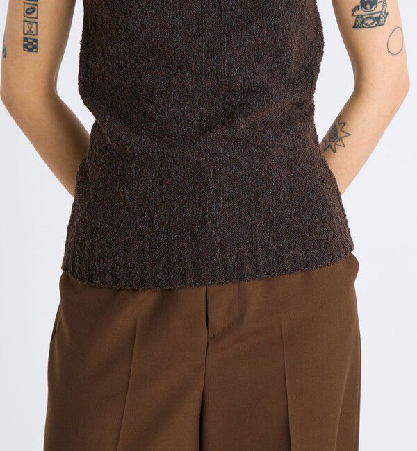 Edition「ウールブークレー ニット キャミソール」|ニット・セーター|