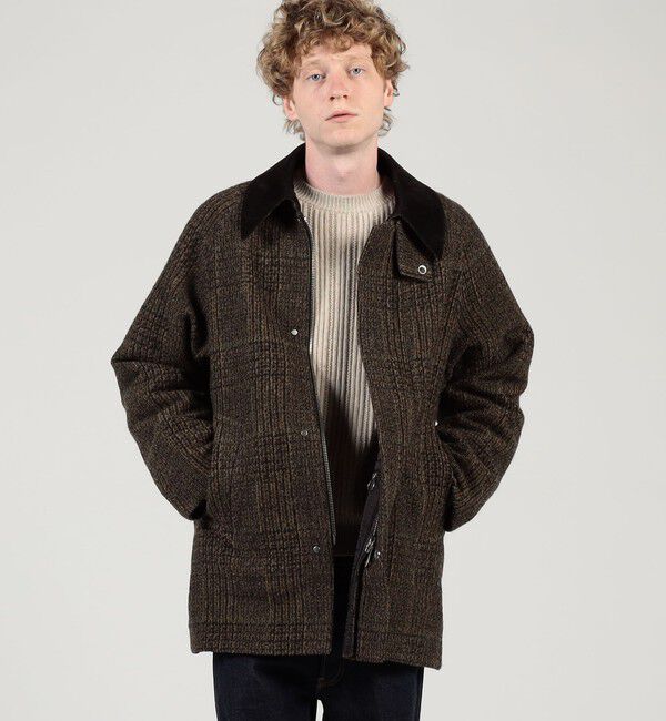 TOMORROWLAND MENS「ウールレーヨンブークレ フィールドコート」|その他|