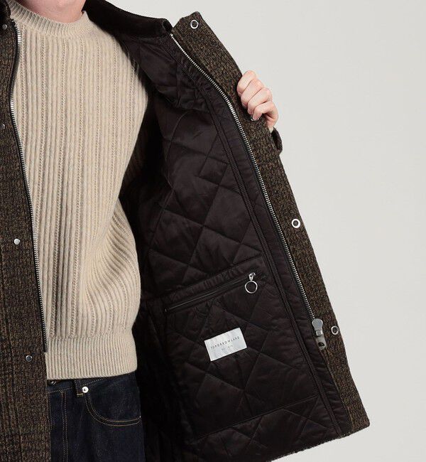 TOMORROWLAND MENS「ウールレーヨンブークレ フィールドコート」|その他|